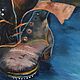 Order Van Gogh oil painting A pair of shoes. Kind paintings by Irina Belozerova. Livemaster. . Pictures Фото №3