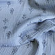 Муслин с принтом двухслойный.  Хлопок 100%. Ткани. Текстильный сундучок 2. Интернет-магазин Ярмарка Мастеров.  Фото №2