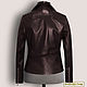 Leather jacket 'Lara' made of genuine leather/ suede (any color). Outerwear Jackets. Elena Lether Design. My Livemaster. Фото №5