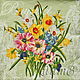 Napkin for decoupage floral bouquet print, Napkins for decoupage, Moscow,  Фото №1