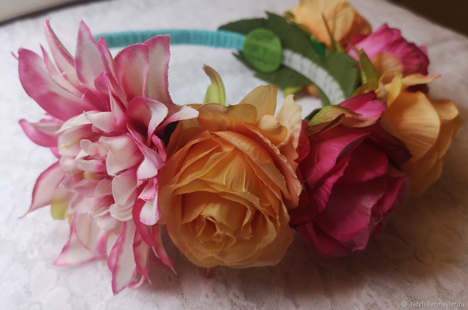 Цветы из ткани своими руками для начинающих мастер класс с фото Роза » Татьяна Бедарева