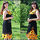 Dress 'Pieces a Sunny day'. Dresses. Shop Natalia Glebovskaya. My Livemaster. Фото №4