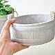 Concrete planter Bucket with rope handles Provence, Country. Pots1. Decor concrete Azov Garden. My Livemaster. Фото №4