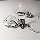 Серьги "Фонарики". Серьги классические. SCARABEY jewelry. Ярмарка Мастеров.  Фото №6