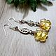 Amber. Earrings 'Flowers claverack' amber silver. Earrings. Frollena II. Natural Baltic amber. My Livemaster. Фото №4
