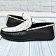 Order Men's moccasins made of genuine python leather and calfskin!. SHOES&BAGS. Livemaster. . Moccasins Фото №3
