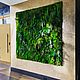 Часы из стабилизированного мха. Фитокартины. Nature Walls|Вертикальное озеленение. Интернет-магазин Ярмарка Мастеров.  Фото №2