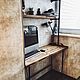 Заказать Стол письменный в стиле лофт. WOOD LOFT (woodloftmsk). Ярмарка Мастеров. . Столы Фото №3