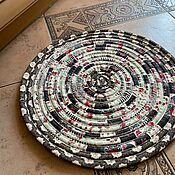 Для дома и интерьера handmade. Livemaster - original item Round cotton rug. Handmade.