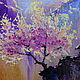 'Night Blossom' original oil painting on canvas. Pictures. Multicolor Gallery. My Livemaster. Фото №4
