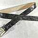 Belt leather handmade 'Prairie' color. Straps. schwanzchen. My Livemaster. Фото №5