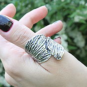 Украшения handmade. Livemaster - original item Alaba ring made of 925 sterling silver GA0021. Handmade.