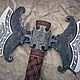 Forged axe of Hrafnagil. Souvenir weapon. urmanika. Online shopping on My Livemaster.  Фото №2