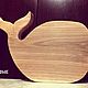 Заказать Разделочная доска "Кит" резной, объемный хвост. Андрей Wood Home. Ярмарка Мастеров. . Разделочные доски Фото №3