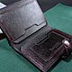 Заказать Портмоне докхолдер для документов и денег. WINGS leather - Аксессуары из кожи. Ярмарка Мастеров. . Портмоне Фото №3