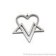 Подвеска металлическая HIM Join Me. Подвеска. Metal Souvenir (suver). Ярмарка Мастеров.  Фото №4