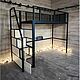 Кровать-чердак в стиле Лофт из сосны В-030. Кровати. EasyLOFT - мебель лофт по вашим размерам. Интернет-магазин Ярмарка Мастеров.  Фото №2