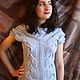 Зеленая безрукавка косами. Жилеты. IRINA GRUDKINA Handmade Knitwear. Ярмарка Мастеров.  Фото №7