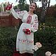 Order Shirt embroidered in the traditional style. MARUSYA-KUZBASS (Marusya-Kuzbass). Livemaster. . People\\\'s shirts Фото №3
