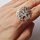 Брошь из серебра  "Дерево жизни". Брошь-булавка. Newstylejewelry. Интернет-магазин Ярмарка Мастеров.  Фото №2