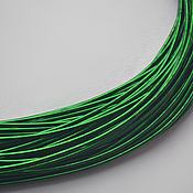 Материалы для творчества handmade. Livemaster - original item Rigidness 1,25 mm. color dark green. Handmade.