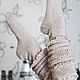 Knitted socks,hand lace, Provence, Socks, Moscow,  Фото №1