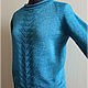 Свитер "Soffstar" с мериносом. Свитеры. FAVORITE KNITWEAR (Наталья). Интернет-магазин Ярмарка Мастеров.  Фото №2