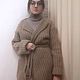 Жилет вязаный песочный с косой. Жилеты. NeoVintage Творческая мастерская (neovintagedress). Ярмарка Мастеров.  Фото №5
