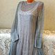 A-line dress 'North Star-2', midi. Dresses. hand knitting from Galina Akhmedova. Online shopping on My Livemaster.  Фото №2