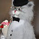 Mr. CAT. Stuffed Toys. Knitted toys Olga Bessogonova. Online shopping on My Livemaster.  Фото №2