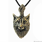 Украшения handmade. Livemaster - original item Pendant Pendant Wolf Amulet for Protection Totem animal. Handmade.