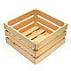 Wooden storage box. Grocery Box. Art.40006, Crates, Tomsk,  Фото №1