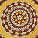 Knitted colorful carpet of mandala cord Sunny beach. Carpets. knitted handmade rugs (kovrik-makrame). My Livemaster. Фото №5
