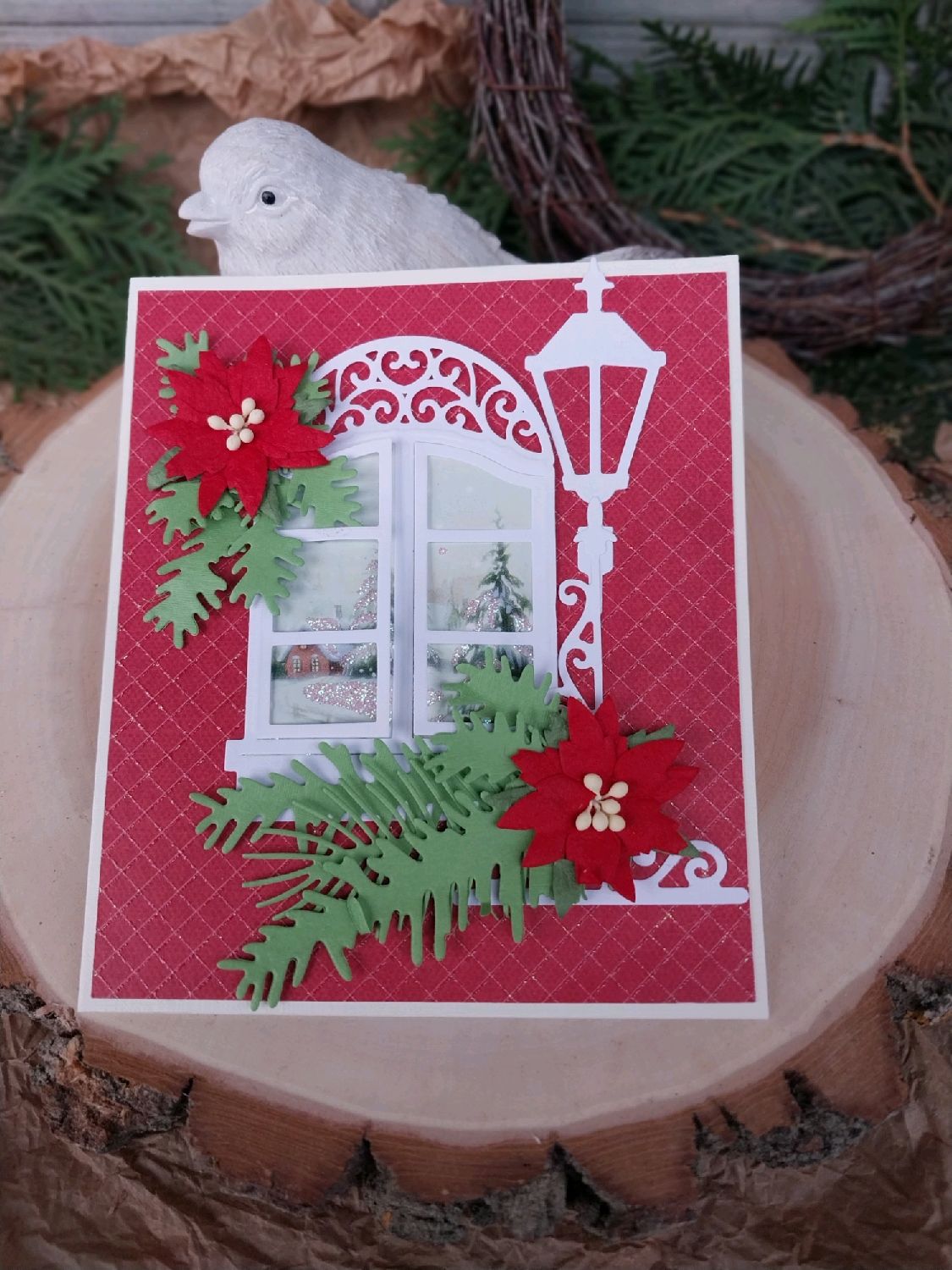 Открытка ручной работы Окошко купить в интернет-магазине Ярмарка ...