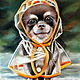 Картина с собакой чихуахуа "На прогулке" Собака чихуахуа, Картины, Самара,  Фото №1