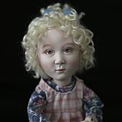 Author's doll primitive. doll, textile, hand work
