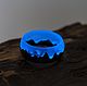 Ring made of wood and epoxy resin 'Mysterious world'. Rings. greenwood44. Online shopping on My Livemaster.  Фото №2