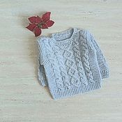 Одежда детская handmade. Livemaster - original item Children`s knitted sweater 80/86. Handmade.