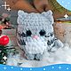 Игрушка вязаный кот, плюшевые игрушки,серый котик. Амигуруми куклы и игрушки. Игрушки  от Натальи  Малыши для души. Ярмарка Мастеров.  Фото №10