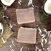 Косметика ручной работы handmade. Livemaster - original item Natural soap Coconut shells. Handmade.