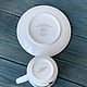 Винтаж: Villeroy&Boch кофейная пара "Botanica". Кружки винтажные. Лавка любопытных вещиц Curiosa. Ярмарка Мастеров.  Фото №5