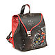 Women's leather backpack ' Black cat'. Backpacks. Pelle Volare. Online shopping on My Livemaster.  Фото №2