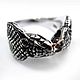 Кольцо из серебра Две кобры TKR32-02. Кольца. Blacksilver. Интернет-магазин Ярмарка Мастеров.  Фото №2