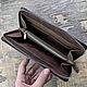 Сова кошелек на молнии из натуральной кожи. Кошельки. Iron Arm Leatherworks (Екатерина). Интернет-магазин Ярмарка Мастеров.  Фото №2