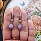 Серьги с аметистом. Серьги классические. Gems secret. Ярмарка Мастеров.  Фото №4
