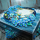 Незабудки. Шкатулки. LITVINOV DESIGN. Ярмарка Мастеров.  Фото №7