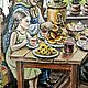  889. Разделочная доска В гостях у бабушки. Утварь. Татьяна - шкатулки для души. Ярмарка Мастеров.  Фото №4