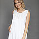 Cotton Flower nightgown made of Italian cambric white. Nightdress. Delicate Clothing Store (Daria). My Livemaster. Фото №4