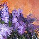 The painting 'lilac lilac', oil on canvas. Pictures. Магазин мастера Ольги Степановой (OlhaStepanova) (OlhaStepanova). My Livemaster. Фото №5