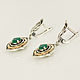 Earrings classic: Elf silver with agate. Earrings. Persian (persianjewelry) (persianjewelry). My Livemaster. Фото №4